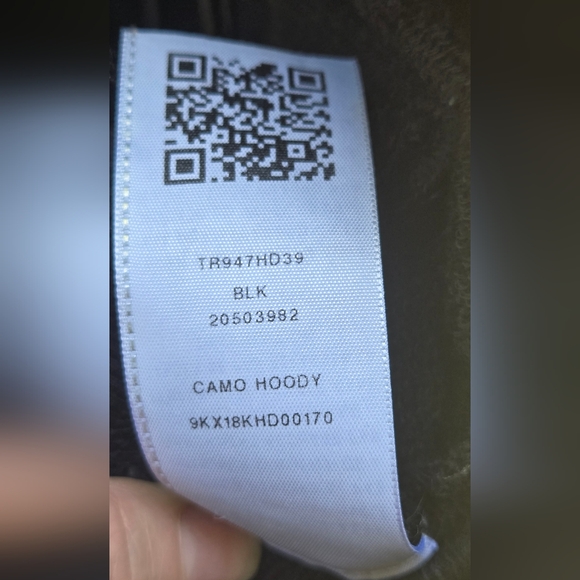 TRUE RELIGION Gold&silver Metalic Camo Front Pocket Hoodie SzL - Picture 11 of 11